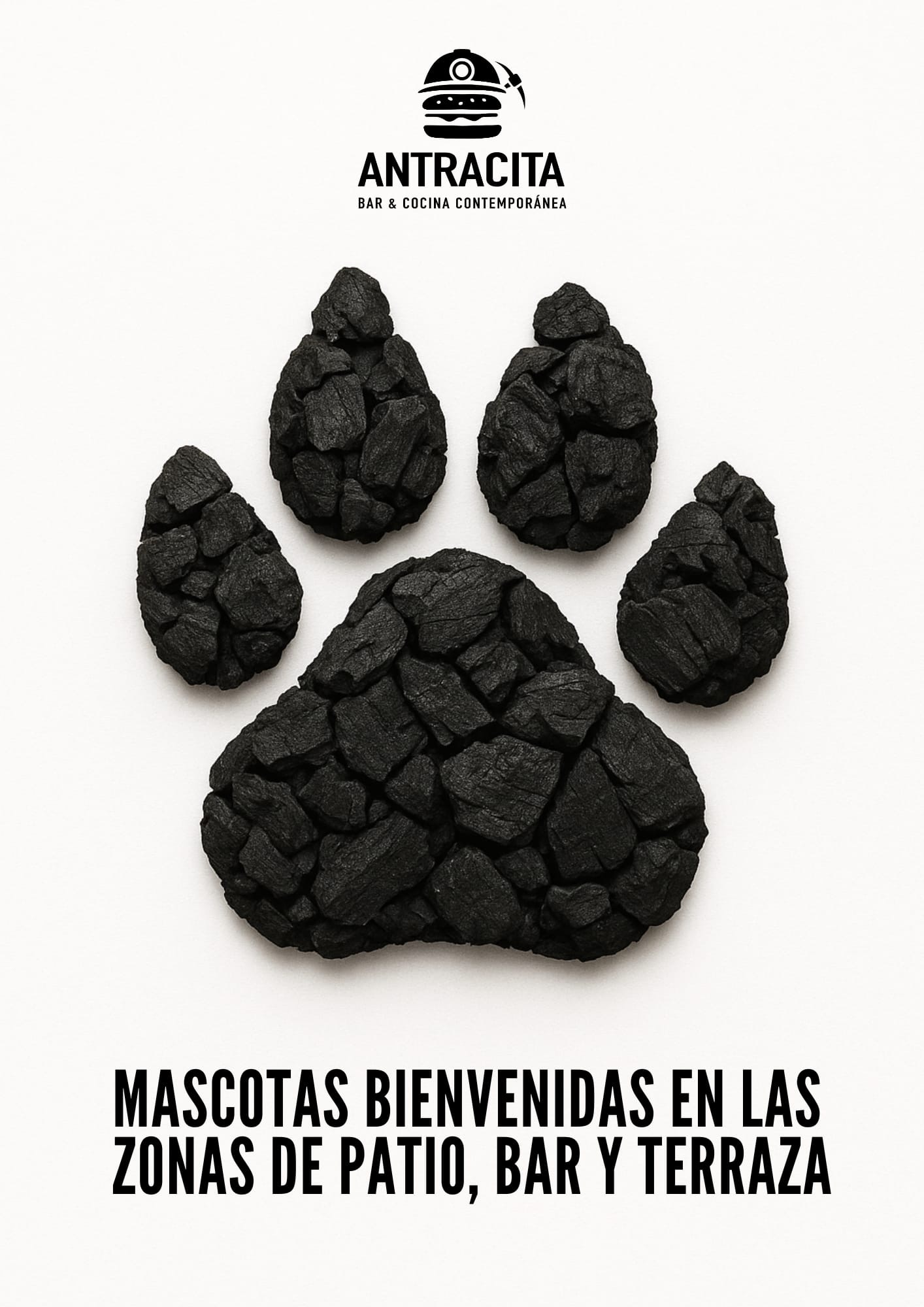 Mascotas bienvenidas en Antracita Gastrobar